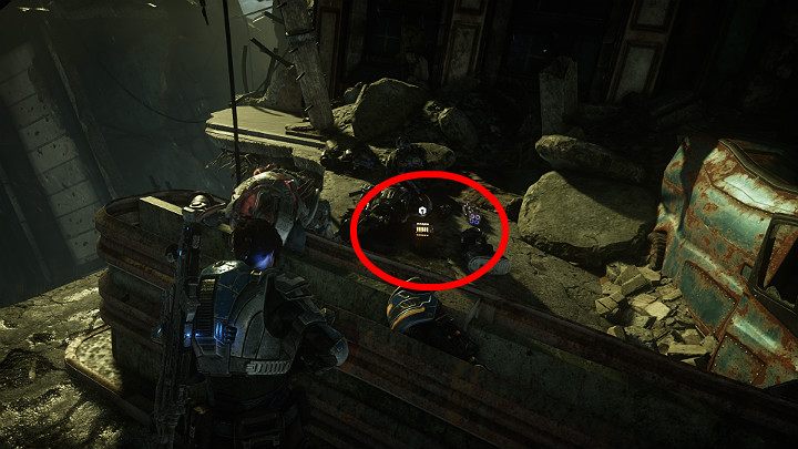 Gdy wyjdziesz z budynku, w pierwszej kolejności przejdź w prawą stronę - Akt 4 Rozdział 1 - Front Domowy | Solucja Gears 5 - Gears 5 - poradnik do gry