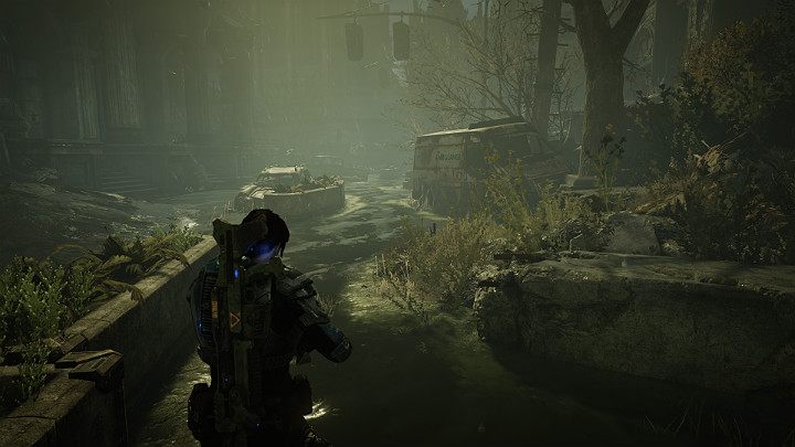 Dotrzesz do miejsca w którym możesz znaleźć ostatnie dwa przedmioty kolekcjonerskie - Akt 4 Rozdział 1 - Front Domowy | Solucja Gears 5 - Gears 5 - poradnik do gry