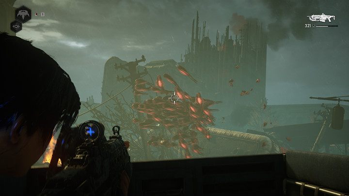 W trakcie jazdy będziesz musiał stawić czoła kolejnym przeciwnikom - Akt 4 Rozdział 2 - Upadek | Solucja Gears 5 - Gears 5 - poradnik do gry