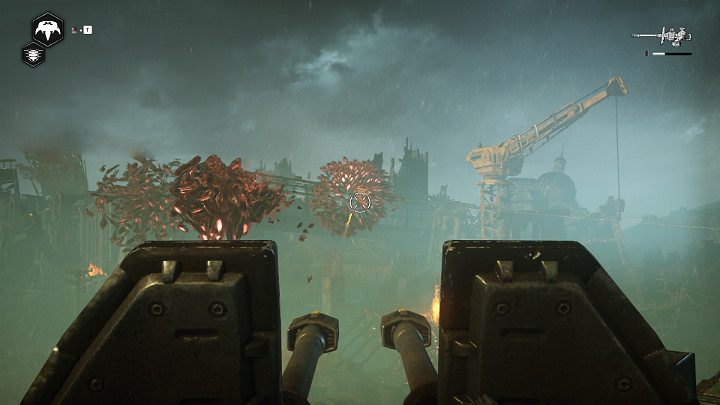 Wejdź do góry i stań za sterami działa maszynowego - Akt 4 Rozdział 2 - Upadek | Solucja Gears 5 - Gears 5 - poradnik do gry