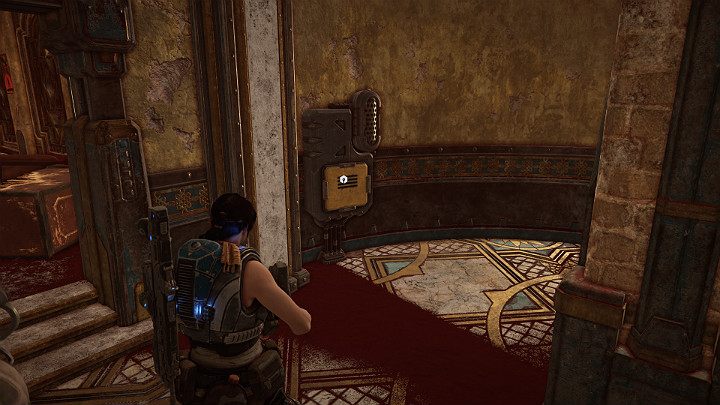 Nieco dalej w żółtej skrzynce znajdziesz kolejny komponent - Akt 3 Rozdział 3 - Może wymagać złożenia | Solucja Gears 5 - Gears 5 - poradnik do gry