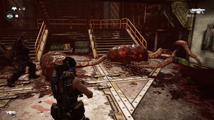 Wejdź do budynku i rozcinaj kokony, aby uratować koczowników - Akt 3 Rozdział 3 - Może wymagać złożenia | Solucja Gears 5 - Gears 5 - poradnik do gry