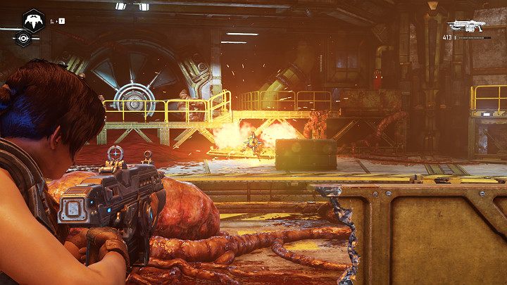 Podejdź do konsoli i pociągnij za dźwignię - Akt 3 Rozdział 3 - Może wymagać złożenia | Solucja Gears 5 - Gears 5 - poradnik do gry