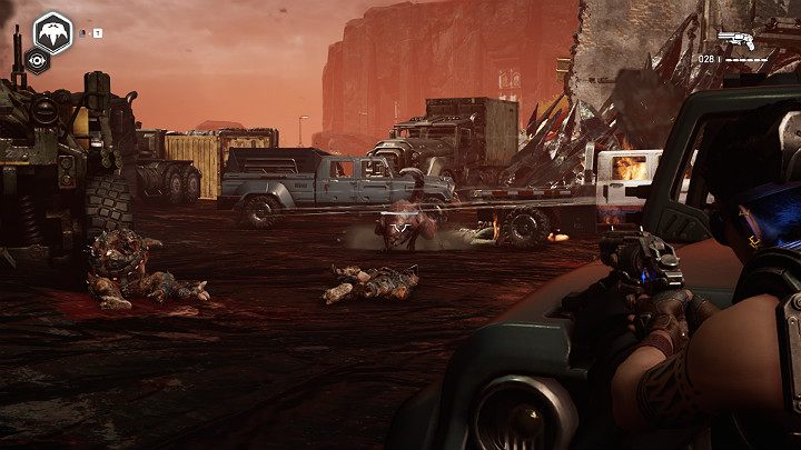 Wejdź na teren masakry i przygotuj się do odparcia ataku nieprzyjaciela - Akt 3 Rozdział 3 - Może wymagać złożenia | Solucja Gears 5 - Gears 5 - poradnik do gry