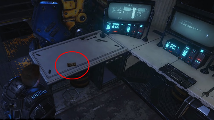 Pierwszą znajdźkę z rozdziału drugiego znajdziesz już na samym początku - Akt 1 Rozdział 2 - Dyplomacja | Przedmioty kolekcjonerskie w Gears 5 - Gears 5 - poradnik do gry