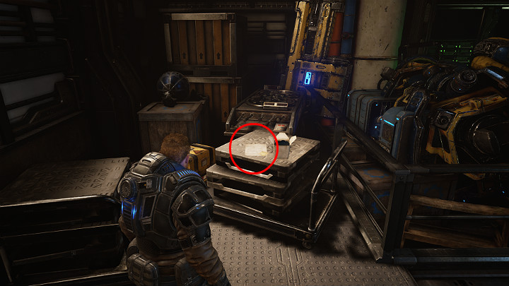 Kolejny przedmiot kolekcjonerski znajdziesz nieco dalej - Akt 1 Rozdział 2 - Dyplomacja | Przedmioty kolekcjonerskie w Gears 5 - Gears 5 - poradnik do gry