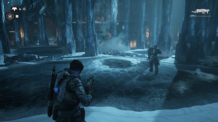 Walka z Bossem jest bardzo schematyczna i wymaga nieco cierpliwości - Akt 2 Rozdział 5 - Mniejsze tajemnice | Przedmioty kolekcjonerskie w Gears 5 - Gears 5 - poradnik do gry