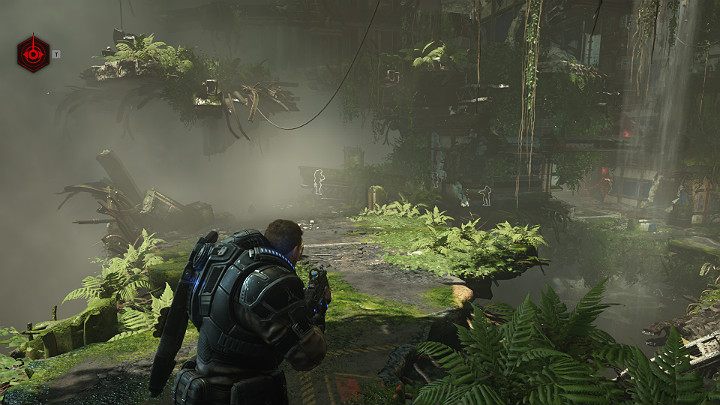 Zanim ruszysz w głąb lokacji, skorzystaj z pomocy Davea, aby przeskanować pobliski teren - Akt 1 Rozdział 1 - Strzał w ciemno | Solucja Gears 5 - Gears 5 - poradnik do gry