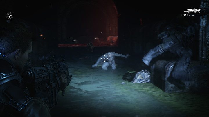 W kanałach natrafisz na 3 grupy szybkich i zwinnych przeciwników - Akt 1 Rozdział 1 - Strzał w ciemno | Solucja Gears 5 - Gears 5 - poradnik do gry