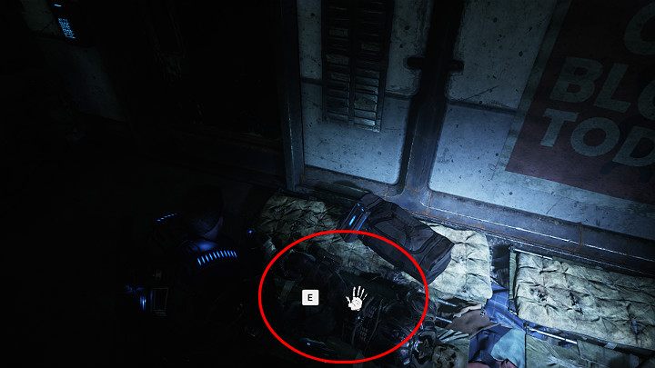 Zanim udasz się do gabinetu dowódcy, w pierwszej kolejności warto zajrzeć do zbrojowni - Akt 1 Rozdział 1 - Strzał w ciemno | Solucja Gears 5 - Gears 5 - poradnik do gry