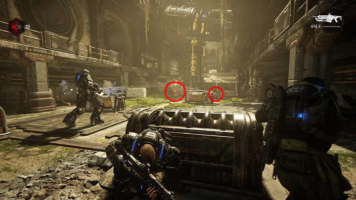 Schowaj się za najbliższą przeszkodą terenową - Akt 1 Rozdział 1 - Strzał w ciemno | Solucja Gears 5 - Gears 5 - poradnik do gry