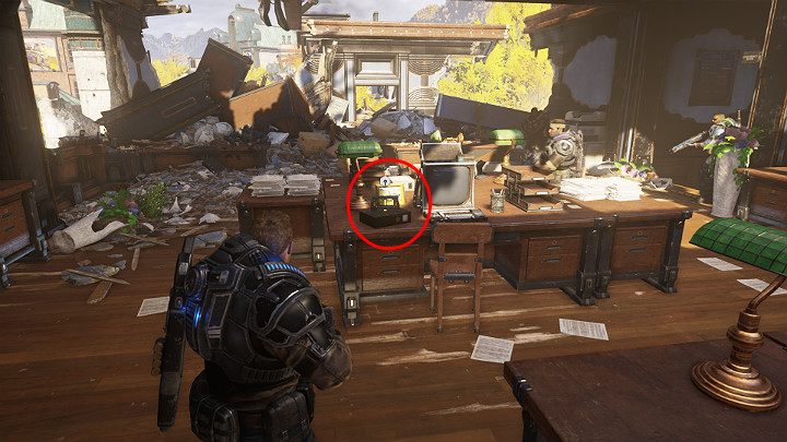 Zaraz obok znajduje się jeden z komponentów - Akt 1 Rozdział 3 - To jest wojna | Solucja Gears 5 - Gears 5 - poradnik do gry