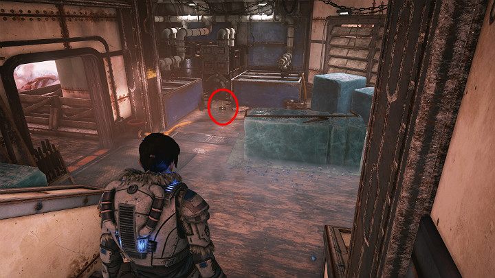 Idąc w stronę farmy parowej skręć w prawo i wejdź po schodach do góry - Akt 2 Rozdział 1 - Rekrutacja | Solucja Gears 5 - Gears 5 - poradnik do gry