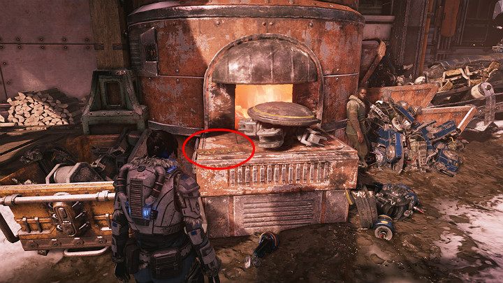 Przy kuźni czeka na Ciebie kolejny przedmiot kolekcjonerski - Rejestracja z Ilimy - Akt 2 Rozdział 1 - Rekrutacja | Solucja Gears 5 - Gears 5 - poradnik do gry