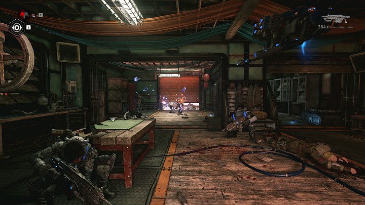 Wyposaż Jacka w nowe udogodnienie i podstaw pułapkę pod bramą - Akt 2 Rozdział 1 - Rekrutacja | Solucja Gears 5 - Gears 5 - poradnik do gry