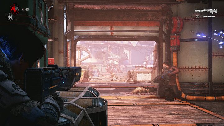 Użyj pułapki rażącej, aby otworzyć kolejne wrota - Akt 2 Rozdział 1 - Rekrutacja | Solucja Gears 5 - Gears 5 - poradnik do gry