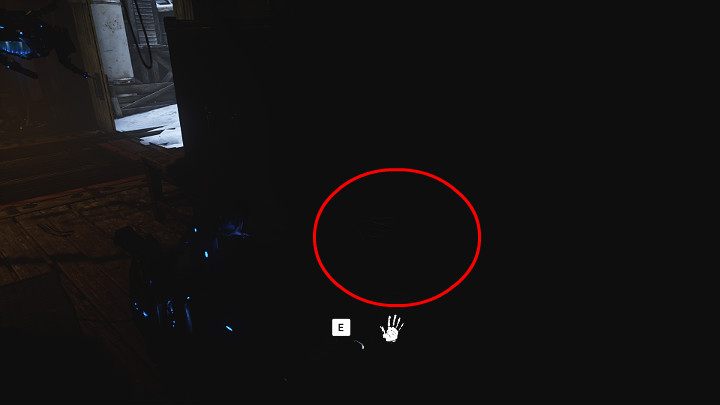 Z prawej strony bramy garażowe znajdziesz kolejny przedmiot kolekcjonerski - Nieśmiertelniki Koalicji: Oscar Diaz - Akt 2 Rozdział 1 - Rekrutacja | Solucja Gears 5 - Gears 5 - poradnik do gry