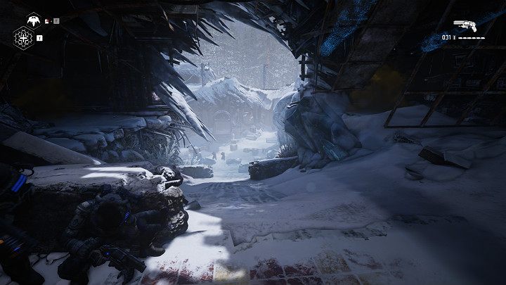 Przed Tobą ślizgawka prowadząca w dół - Akt 2 Rozdział 3 - ...tym mniej polanek | Solucja Gears 5 - Gears 5 - poradnik do gry