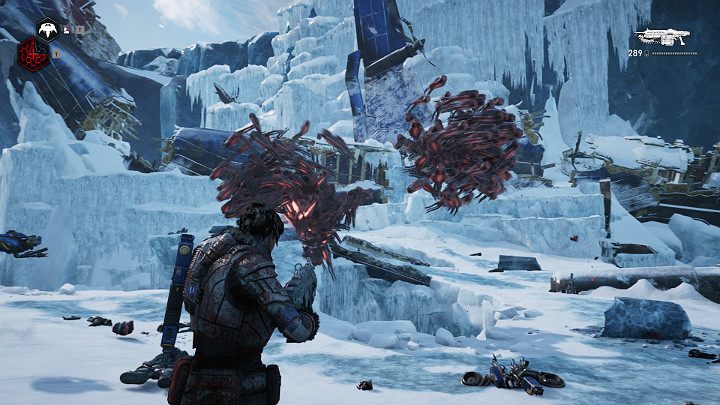 Na miejscu stoczysz walkę z kilkunastoma mechami samobójcami - Akt 2 Rozdział 4 - Źródło wszystkiego | Solucja Gears 5 - Gears 5 - poradnik do gry
