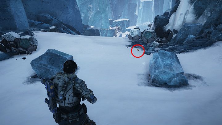 Przy kapsułach zrzutowych leży jeden komponent - Akt 2 Rozdział 4 - Źródło wszystkiego | Solucja Gears 5 - Gears 5 - poradnik do gry