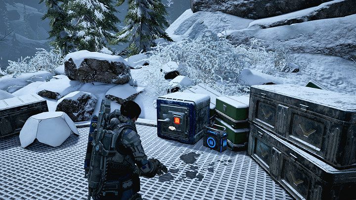 W sejfie znajduje się jeszcze jeden komponent - Akt 2 Rozdział 4 - Źródło wszystkiego | Solucja Gears 5 - Gears 5 - poradnik do gry