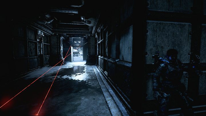 Uwaga na wieżyczki strażnicze, które przez przypadek aktywowałeś w trakcie grzebania w komputerze - Akt 2 Rozdział 4 - Źródło wszystkiego | Solucja Gears 5 - Gears 5 - poradnik do gry