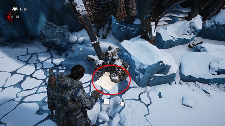 Gdy będziesz na miejscu, zwróć uwagę na żółtą powiewającą flagę - Akt 2 Rozdział 4 - Źródło wszystkiego | Solucja Gears 5 - Gears 5 - poradnik do gry