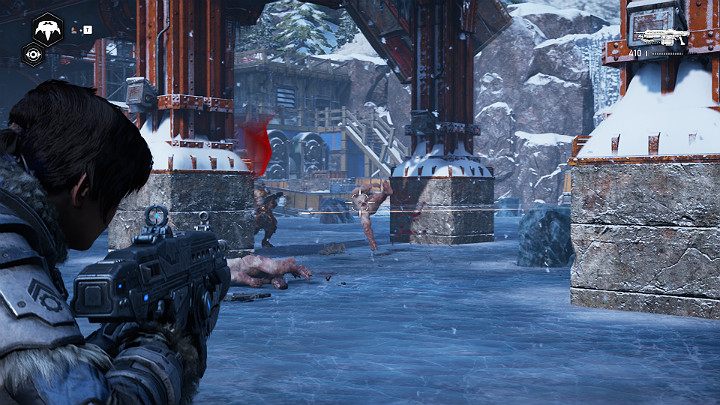 Na lodzie czeka Cię potyczka z kilkoma obwarowanymi przeciwnikami - Akt 2 Rozdział 4 - Źródło wszystkiego | Solucja Gears 5 - Gears 5 - poradnik do gry