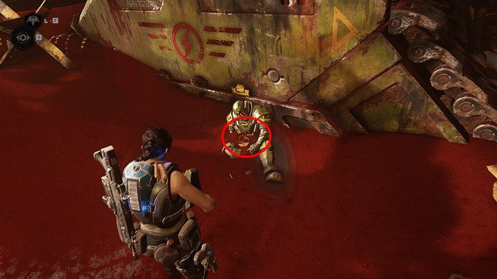 Podejdź do ciała przy czołgu - Akt 3 Rozdział 2 - Rakietowy plan | Solucja Gears 5 - Gears 5 - poradnik do gry