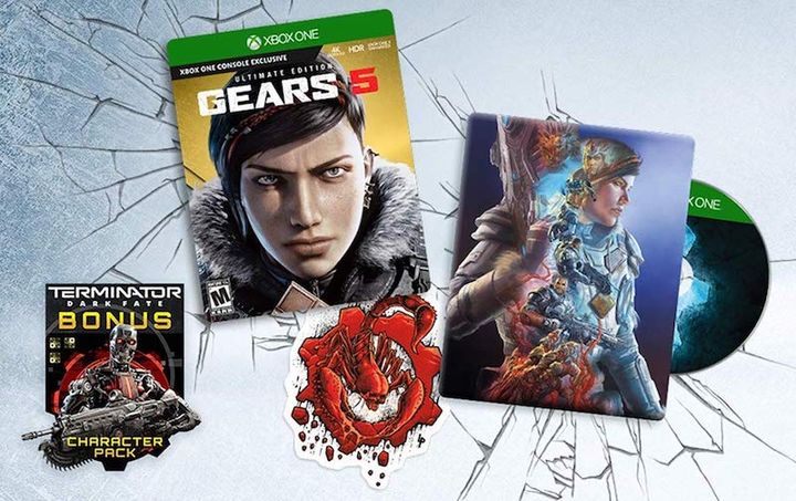 Ta edycja oprócz kopii gry będzie zawierać Ultimate Edition Character Pack, 30 dni Wzmocnienia, steelbook oraz naklejki - Gears 5 - poradnik do gry