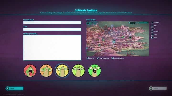 Jak widać twórcy też mają poczucie humoru :D - Interfejs gry w Griftlands - Griftlands - poradnik do gry