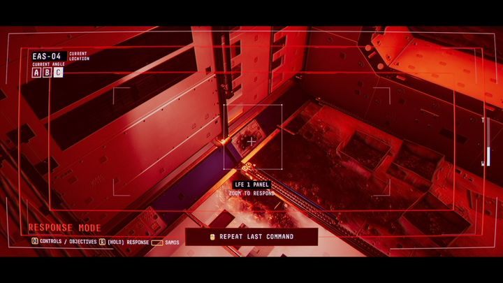 Emma ugasi pożar po czym poprosi cię o włączenie wentylatorów w pomieszczeniu, podłącz się do nich i włącz je - Observation: Przebudzenie, solucja, etap 1 - Observation - poradnik do gry