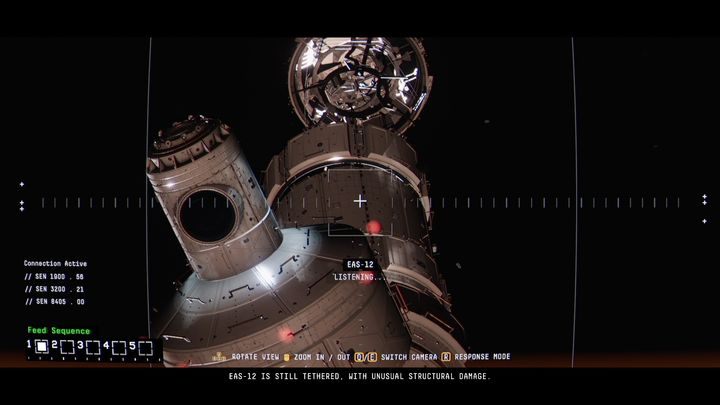 Zostaniesz przełączony na kamery zewnętrzne - Observation: Przebudzenie, solucja, etap 1 - Observation - poradnik do gry