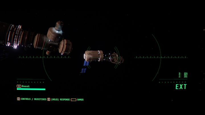 Znajdź odłączony moduł stacji (przy EAS-10) i wjedź do niego - Observation: Pierwszy spacer kosmiczny, solucja, etap 3 - Observation - poradnik do gry