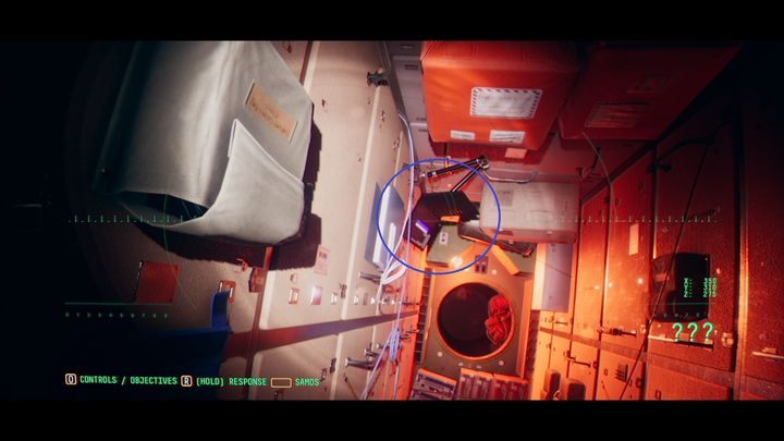 W następnym korytarzu znajdziesz komputer z wiadomością od Mae (MM-M- STORM ON SATURN) - Observation: Druga stacja, solucja, etap 6 - Observation - poradnik do gry