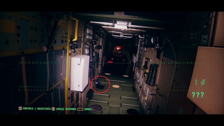 Wróć tą samą drogą, na podłodze będzie się znajdował laptop z wiadomością od Stanislava (SL-GC - EMERGENCY) - Observation: Druga stacja, solucja, etap 6 - Observation - poradnik do gry