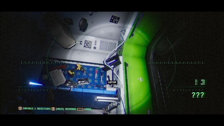 W kolejnym pomieszczeniu znajdziesz komputer z wiadomością od Jima (JE-ALL - SUGGESTION WELCOME) - Observation: Druga stacja, solucja, etap 6 - Observation - poradnik do gry