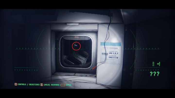 Wróć do modułu centrali, znajdź korytarz o nazwie LINK A z przejściem do UN 1,2,7 i EAS 1-12 - Observation: Druga stacja, solucja, etap 6 - Observation - poradnik do gry