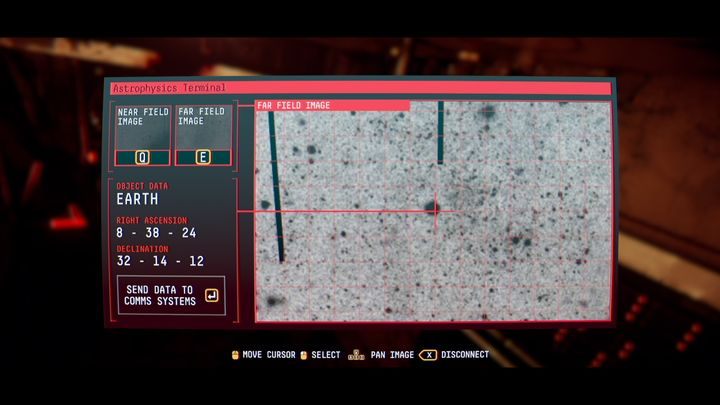 Emma powie abyś znalazł współrzędne Ziemi aby mogła przesłać wiadomość - Observation: Procedura zrzutu i powrót na ziemię, solucja, etap 8 - Observation - poradnik do gry