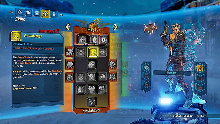 Od momentu zainstalowania drugiej umiejętności nie możesz osobiście rzucać granatami, gdyż zamiast tego załączany jest drugi Action Skill - Dlaczego Zane nie może rzucać granatami w Borderlands 3? - Borderlands 3 - poradnik do gry