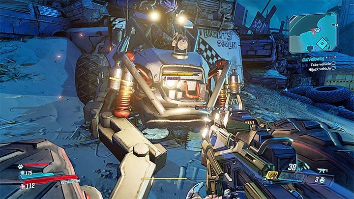 Dotrzyj do lokacji Ellies Garage, w której należy spotkać się z Ellie i dowiedzieć o tym jak odblokować stacje Catch-A-Ride - Cult Following | Solucja Borderlands 3 - Borderlands 3 - poradnik do gry