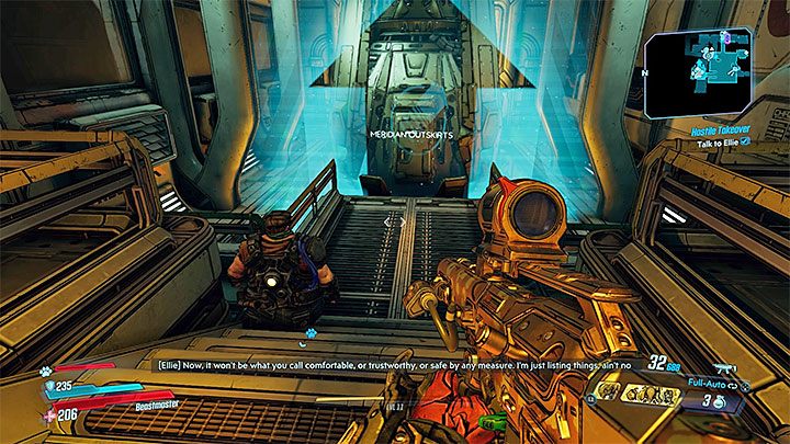 Musisz zejść na najniższy poziom statku i porozmawiać z Ellie - Hostile Takeover | Solucja Borderlands 3 - Borderlands 3 - poradnik do gry