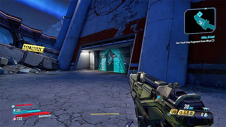 Zacznij od wysłuchania rozmowy z Rhysem - Atlas, At Last | Solucja Borderlands 3 - Borderlands 3 - poradnik do gry