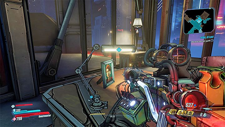 Wróć się do poprzedniego budynku, w którym znajduje się mijana wcześniej winda podróżująca do biura Rhysa - Atlas, At Last | Solucja Borderlands 3 - Borderlands 3 - poradnik do gry