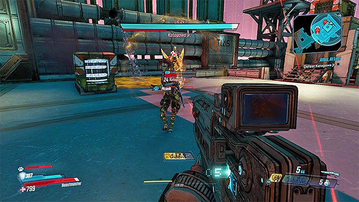 Druga odmiana klonów te te pojawiające się w bezpośrednim otoczeniu bohatera - Atlas, At Last | Solucja Borderlands 3 - Borderlands 3 - poradnik do gry