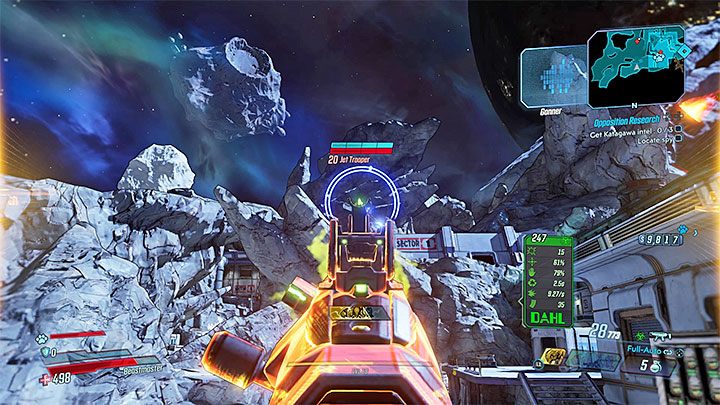 Począwszy od tego miejsca będziesz obcował z osłabioną grawitacją - Space-Laser Tag | Solucja Borderlands 3 - Borderlands 3 - poradnik do gry