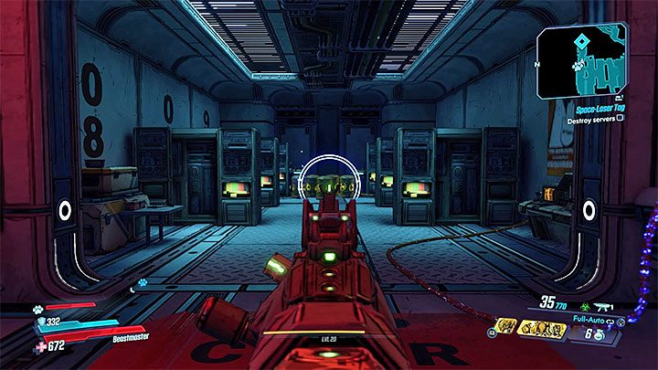 Otrzymasz cel misji związany z dotarciem do serwerowni - Space-Laser Tag | Solucja Borderlands 3 - Borderlands 3 - poradnik do gry