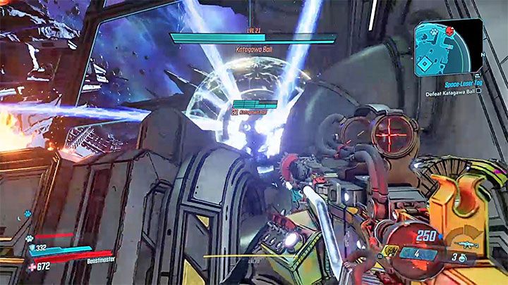 Metoda ukrywania się doskonale działa na praktycznie wszystkie ataki bossa - Space-Laser Tag | Solucja Borderlands 3 - Borderlands 3 - poradnik do gry