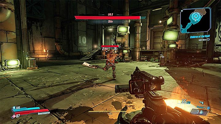 Kluczem do wygrania pojedynku z Shivem jest utrzymywanie się w bezpiecznej odległości od niego - Shiv | Trudni przeciwnicy w Borderlands 3 - Borderlands 3 - poradnik do gry