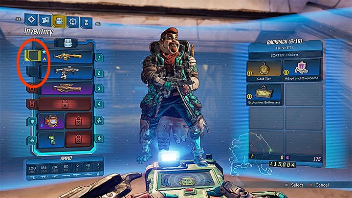 Ozdoby nie możesz montować na broniach aż nie awansujesz do głównego zadania Sanctuary, czyli tego związanego z wejściem po raz pierwszy na pokład statku kosmicznego Sanktuarium, który w grze używany jest do podróżowania pomiędzy różnymi planetami - Co to są Weapon Trinkets w Borderlands 3? - Borderlands 3 - poradnik do gry